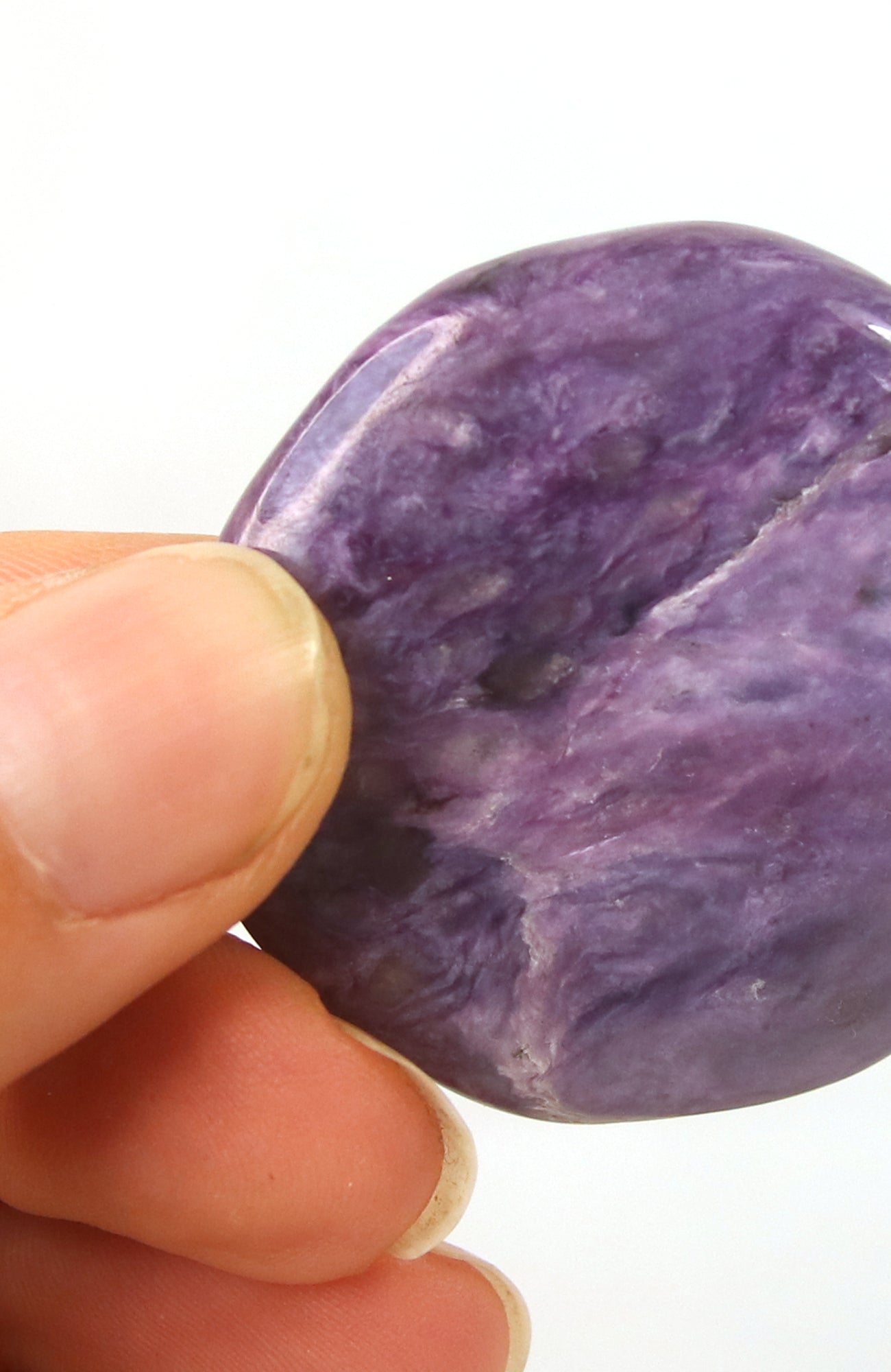 Charoite Palm Stones